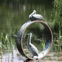 Sculptures in the Lake Dorset